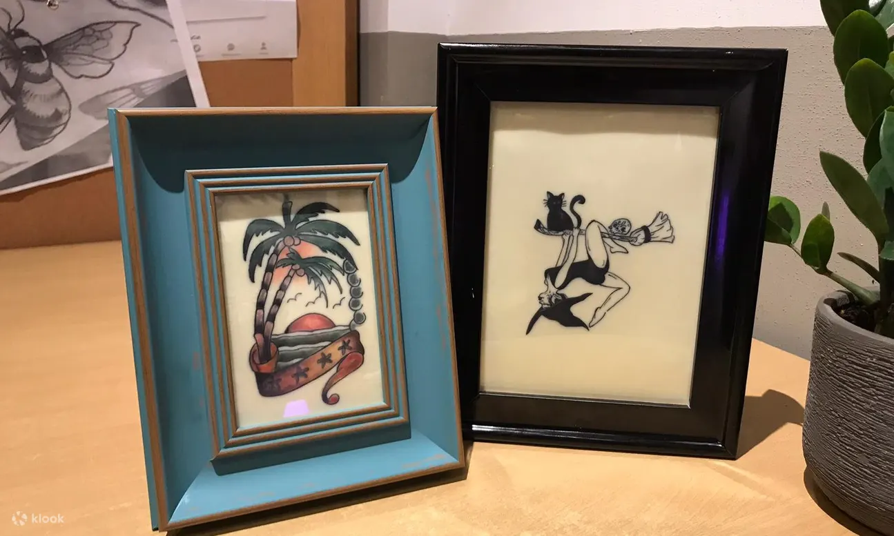 tattoo pattern in frames